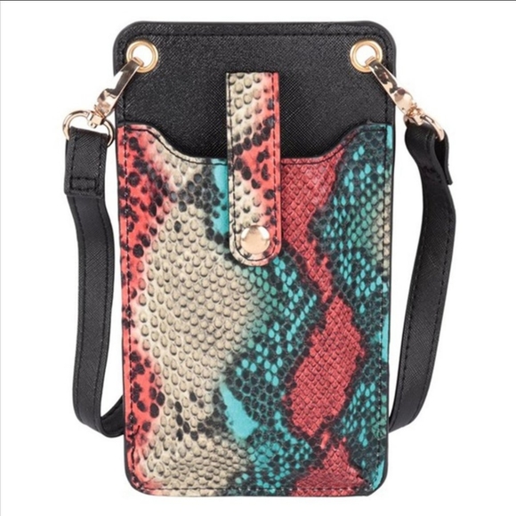 ⚡ LAST 1⚡Rainbow Python Print Crossbody - Picture 1 of 4